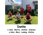 Martin, Stefan, Andreas, Maxi, Ludwig, Stefan FC Finsing