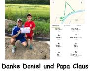Daniel und Papa Claus Neufinsing